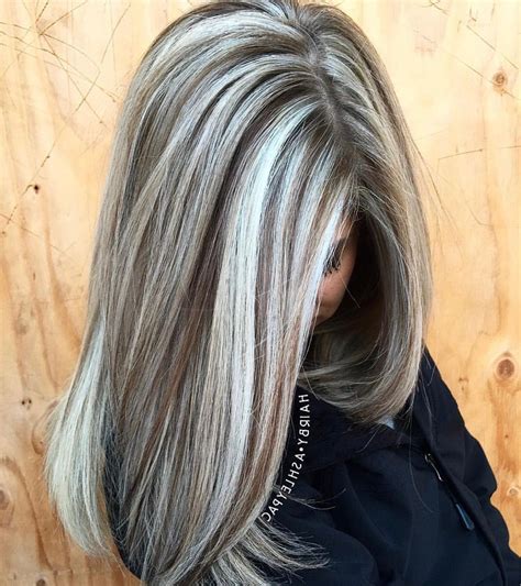 silver hair highlights